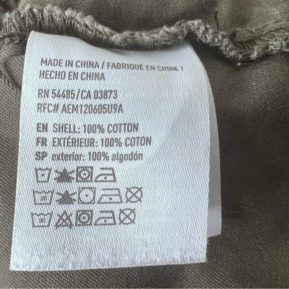 American Eagle Outfitters Green Utility Jacket Size Small 100% Cotton - Picture 9 of 9